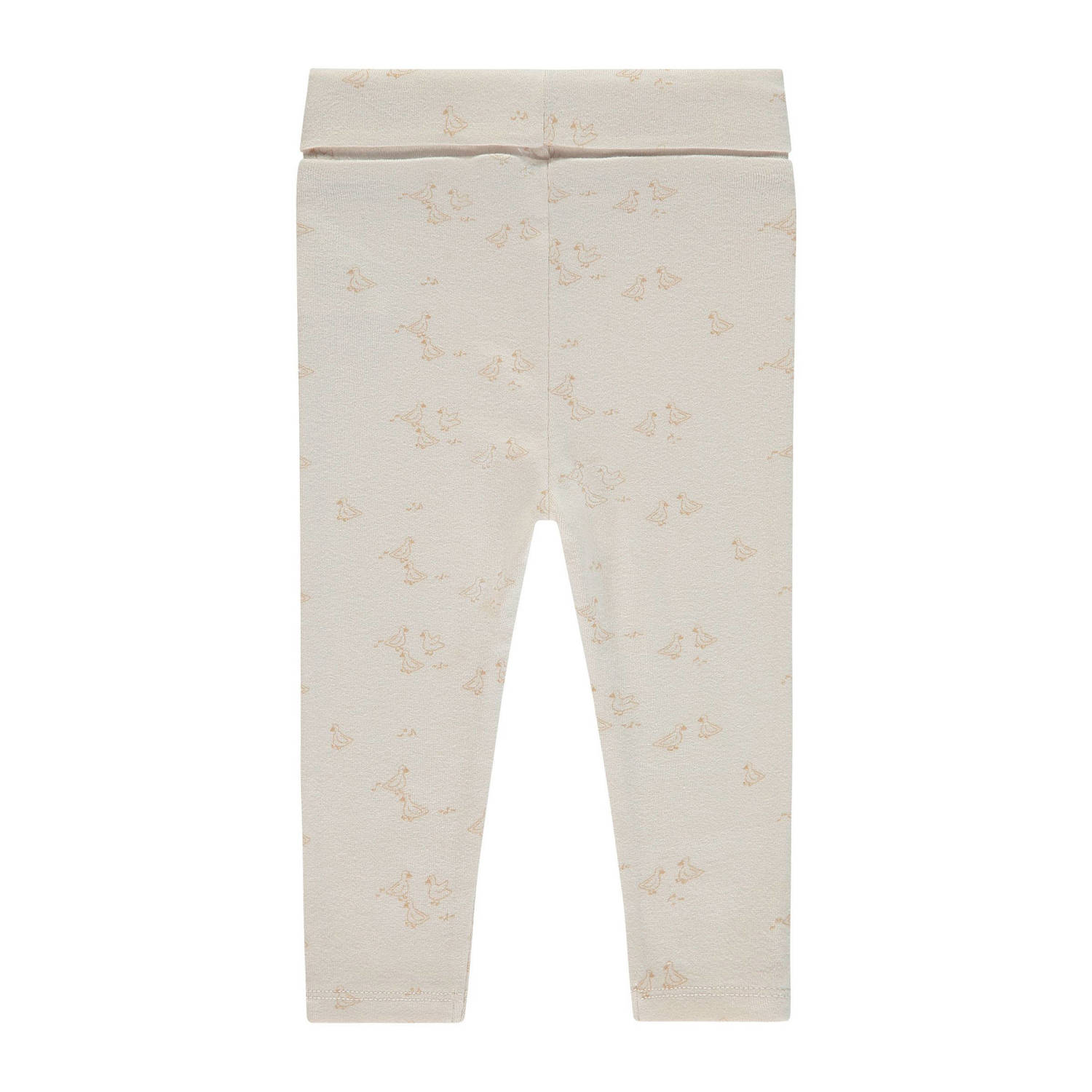 Babyface baby regular fit broek met all over print ecru