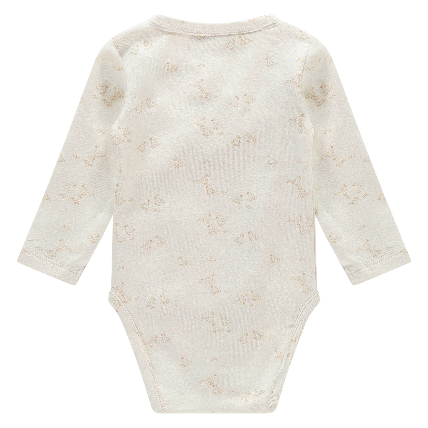Babyface romper met all over print beige