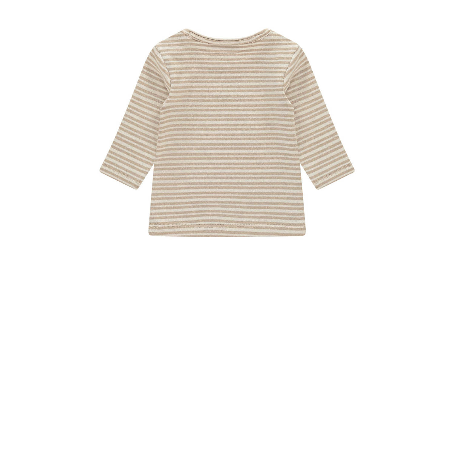Babyface baby gestreepte longsleeve beige ecru
