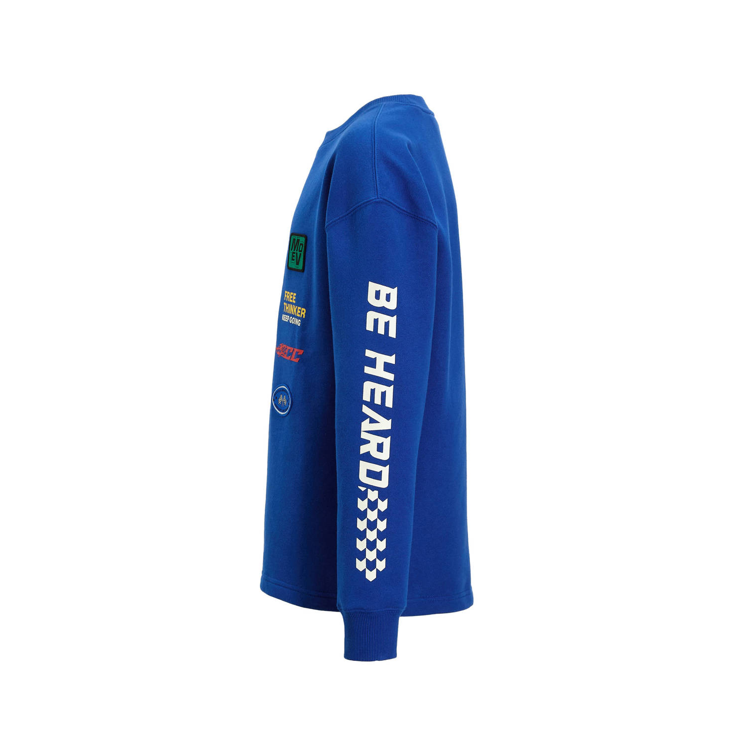 Coolcat Sweater Tyler met Racer Logo's en Patches