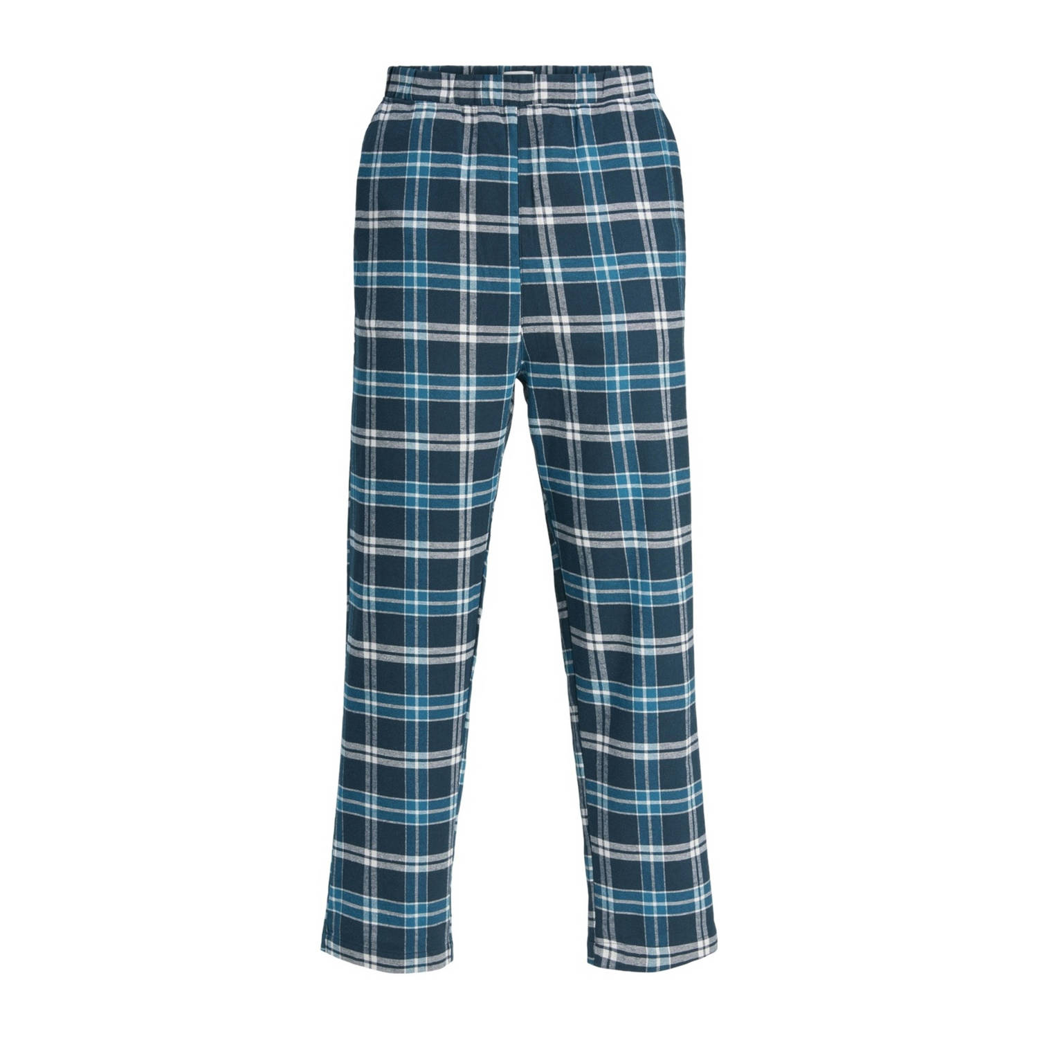 JACK & JONES pyjamabroek JACRIMON donkerblauw blauw wit