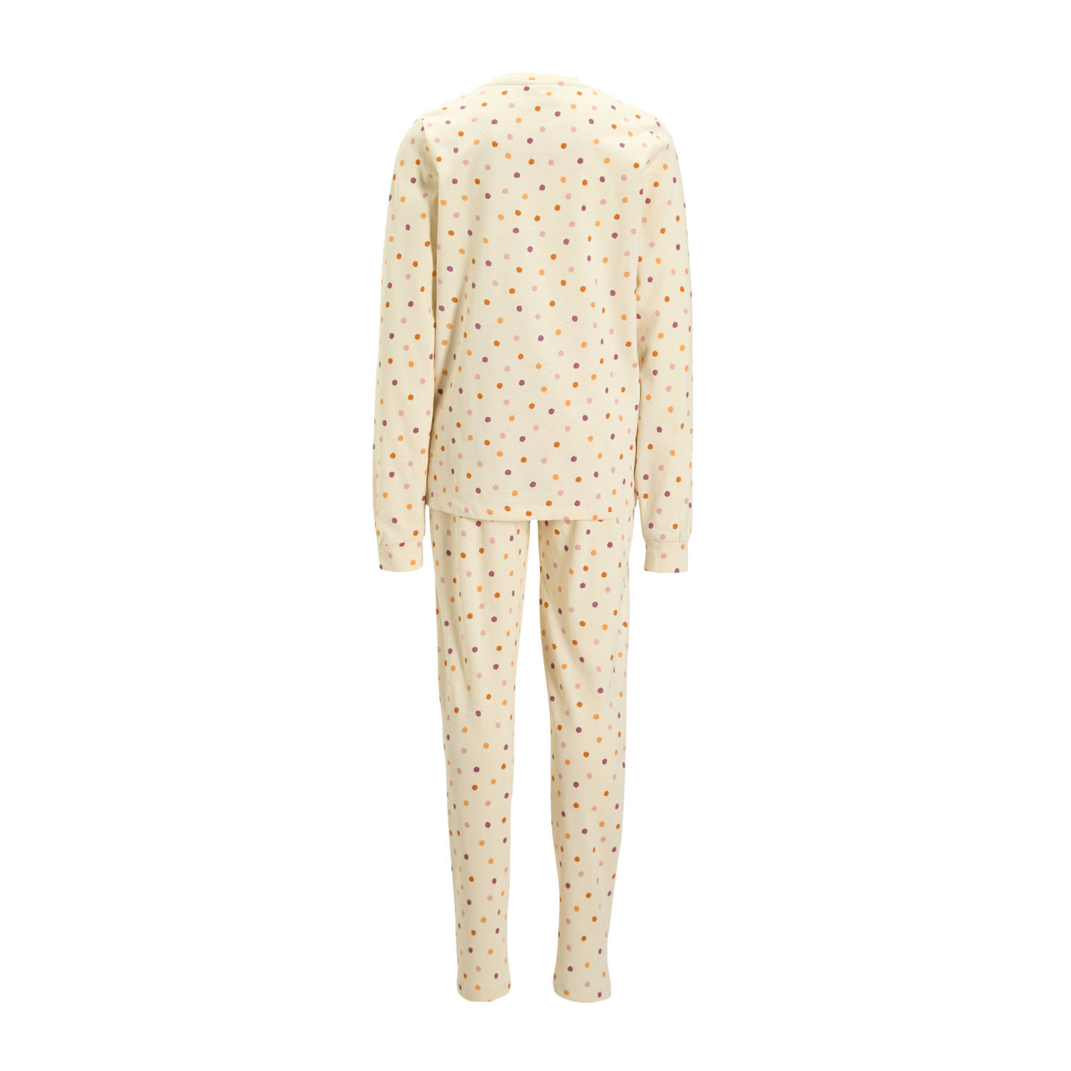 NOUS Kids pyjama beige paars oranje