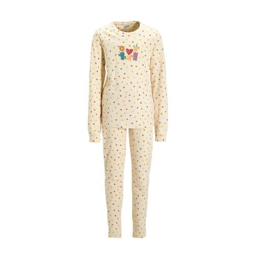 NOUS Kids pyjama beige/paars/oranje afbeelding