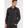 Anytime regular fit poplin overhemd zwart