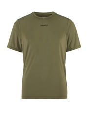 thumbnail: Groene heren Craft sportshirt Adv Essence van polyester met korte mouwen en ronde hals