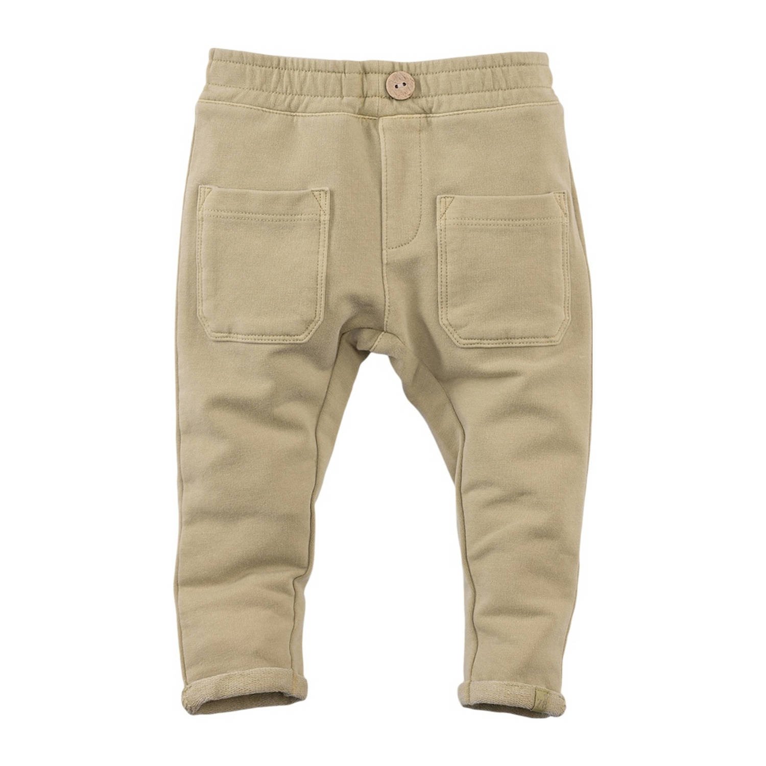 Z8 broek Ellar beige Jongens Katoen Effen 62 | Broek van