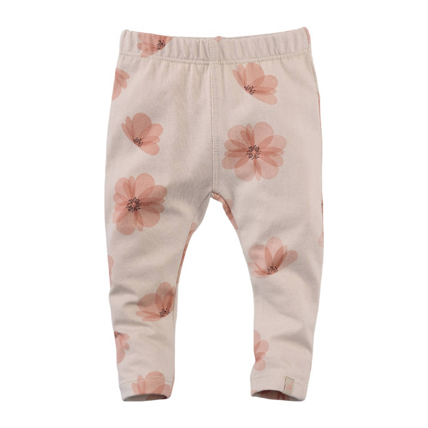 Z8 broek met bloemen ecru roze Meisjes Katoen Bloemen 56