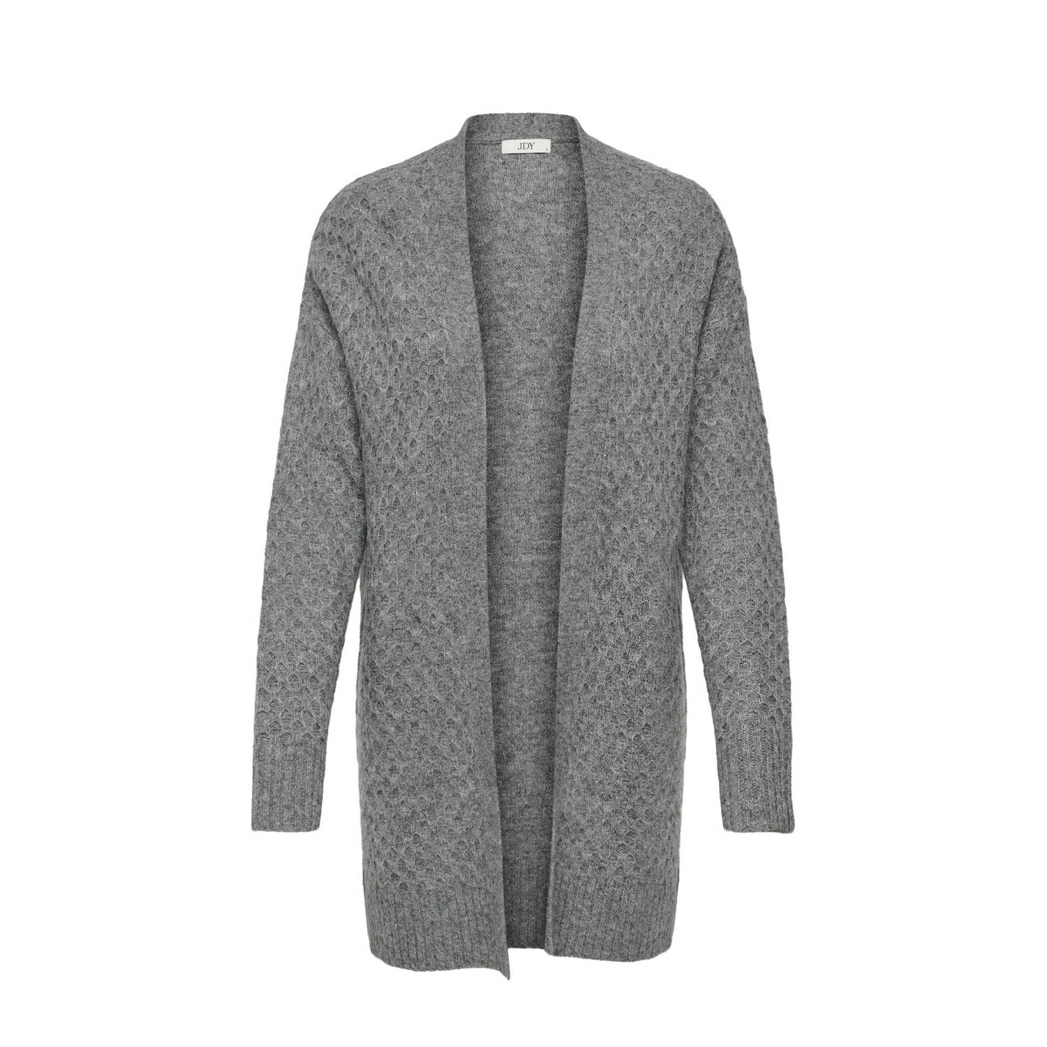 JDY vest BIGUM grijs melange