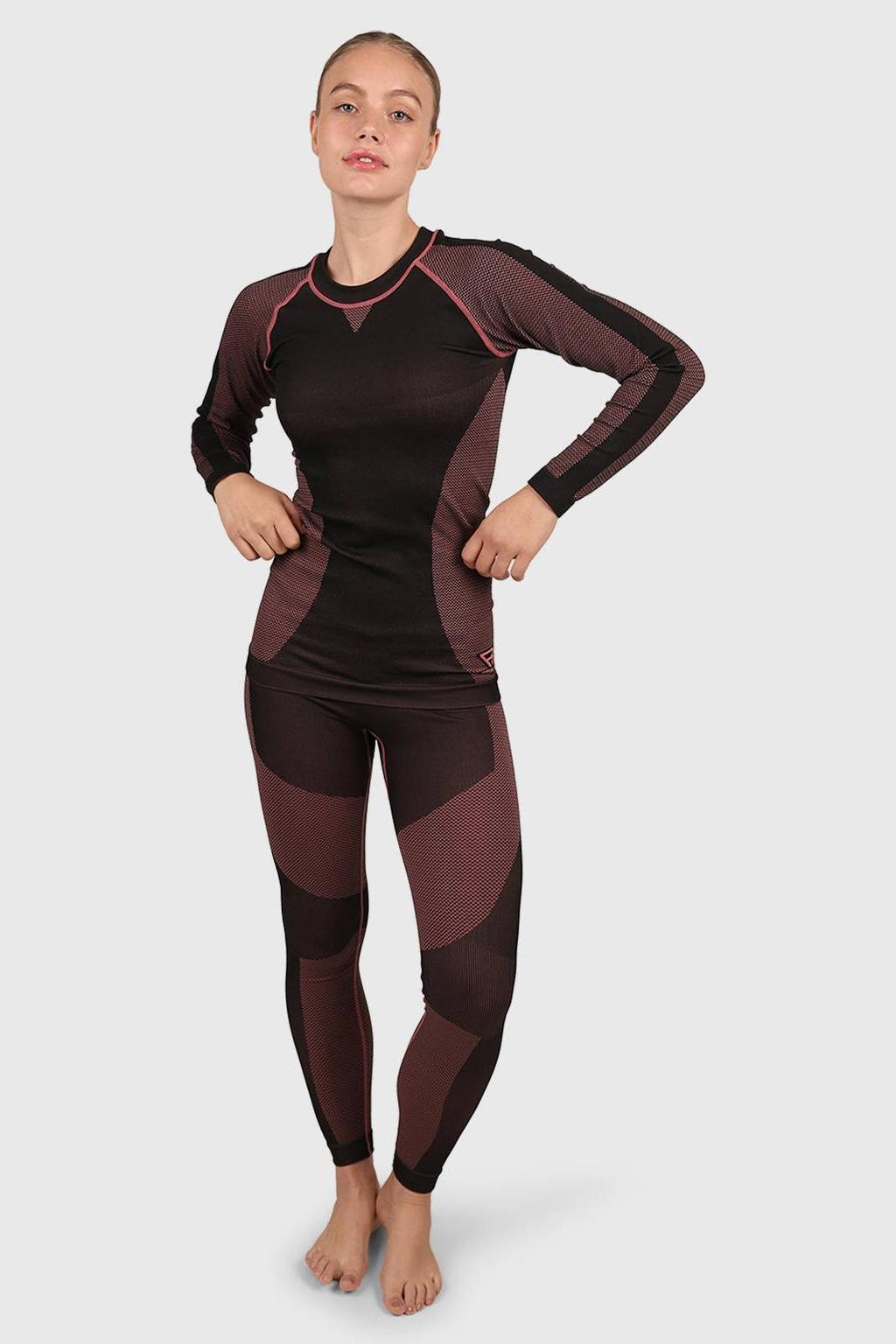 Brunotti thermobroek Leogang roze/zwart