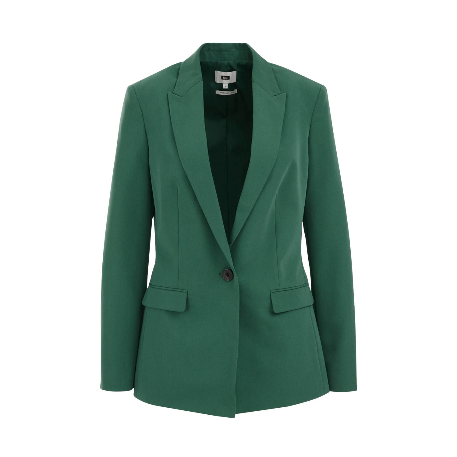 WE Fashion getailleerde blazer groen