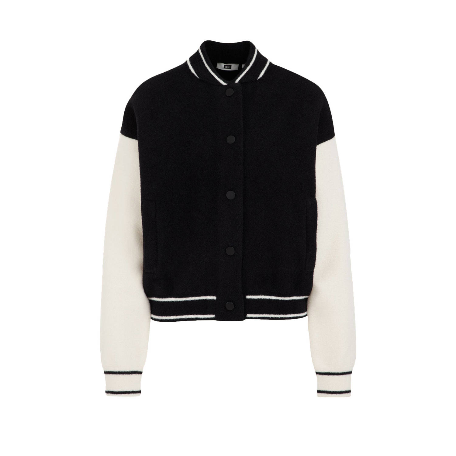 WE Fashion vest zwart wit