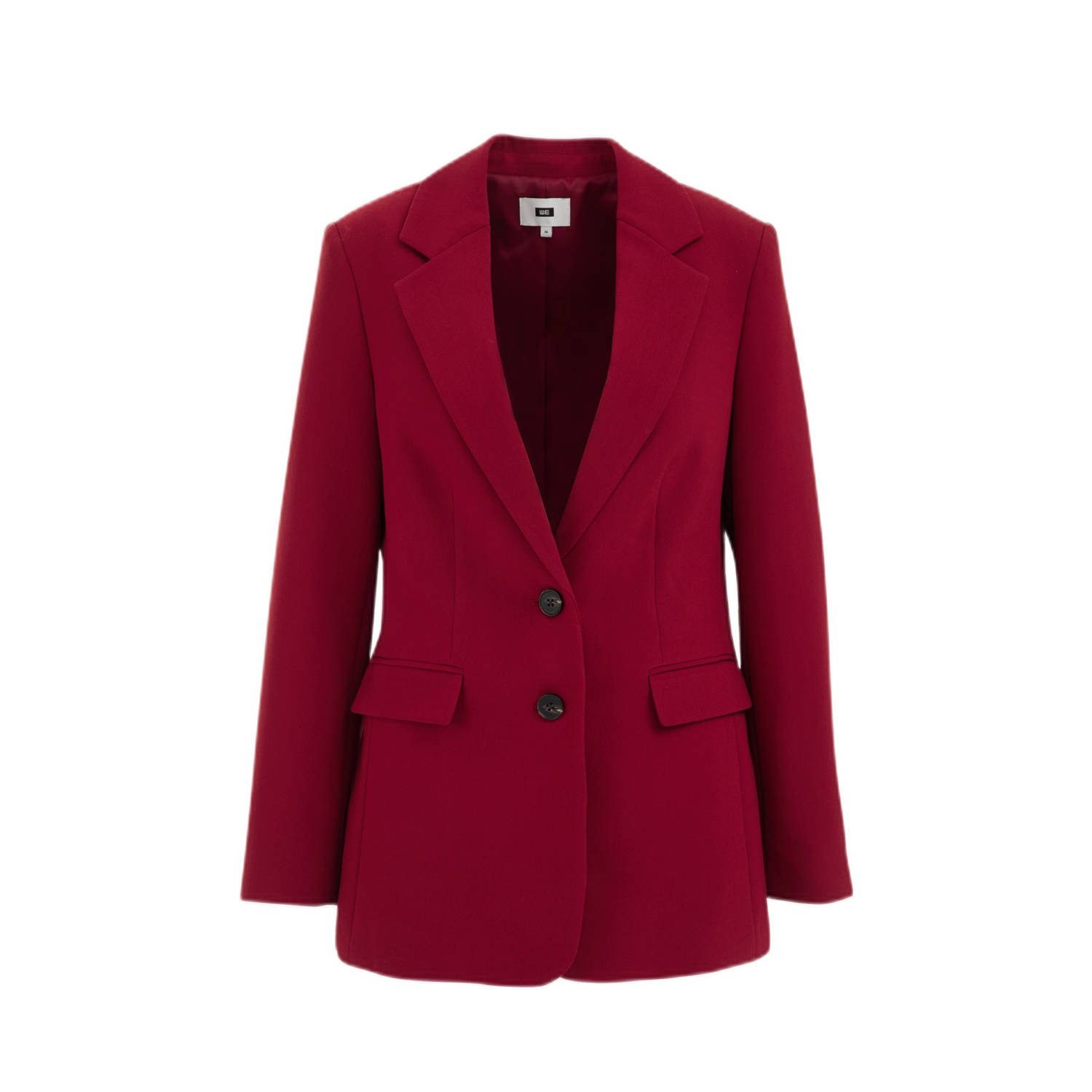 WE Fashion rechtvallende blazer rood