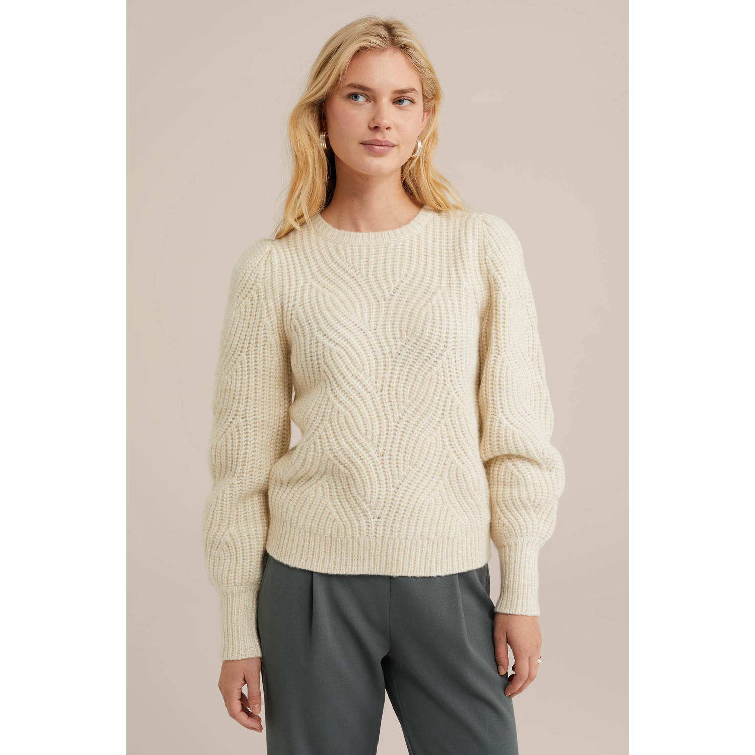 WE Fashion pullover ecru