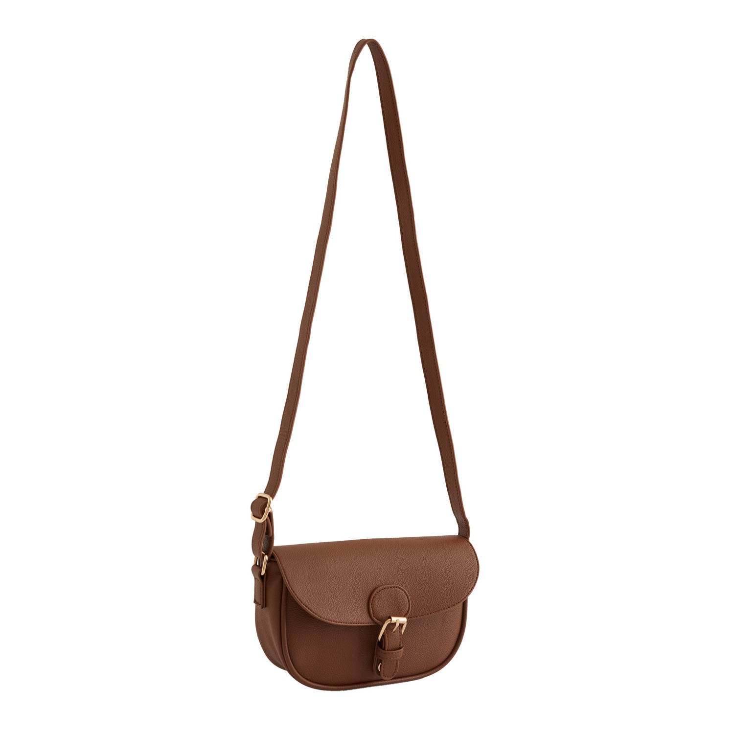 WE Fashion crossbody tas bruin