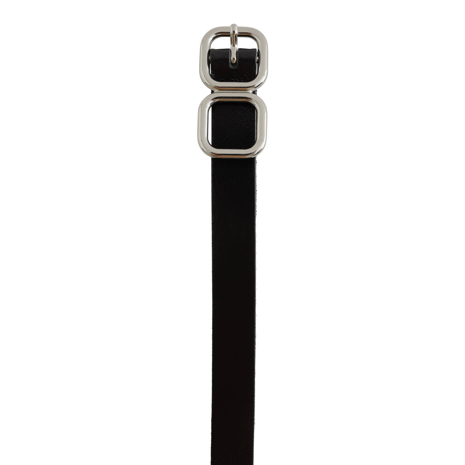 WE Fashion WE STUDIO leren riem zwart