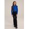 WE Fundamentals longsleeve kobalt blauw