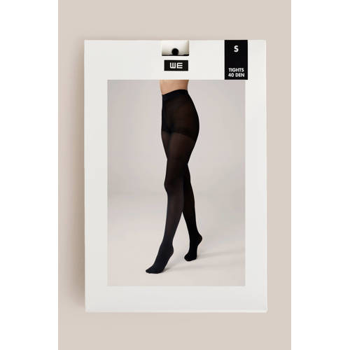 WE Fashion panty 40 denier zwart afbeelding
