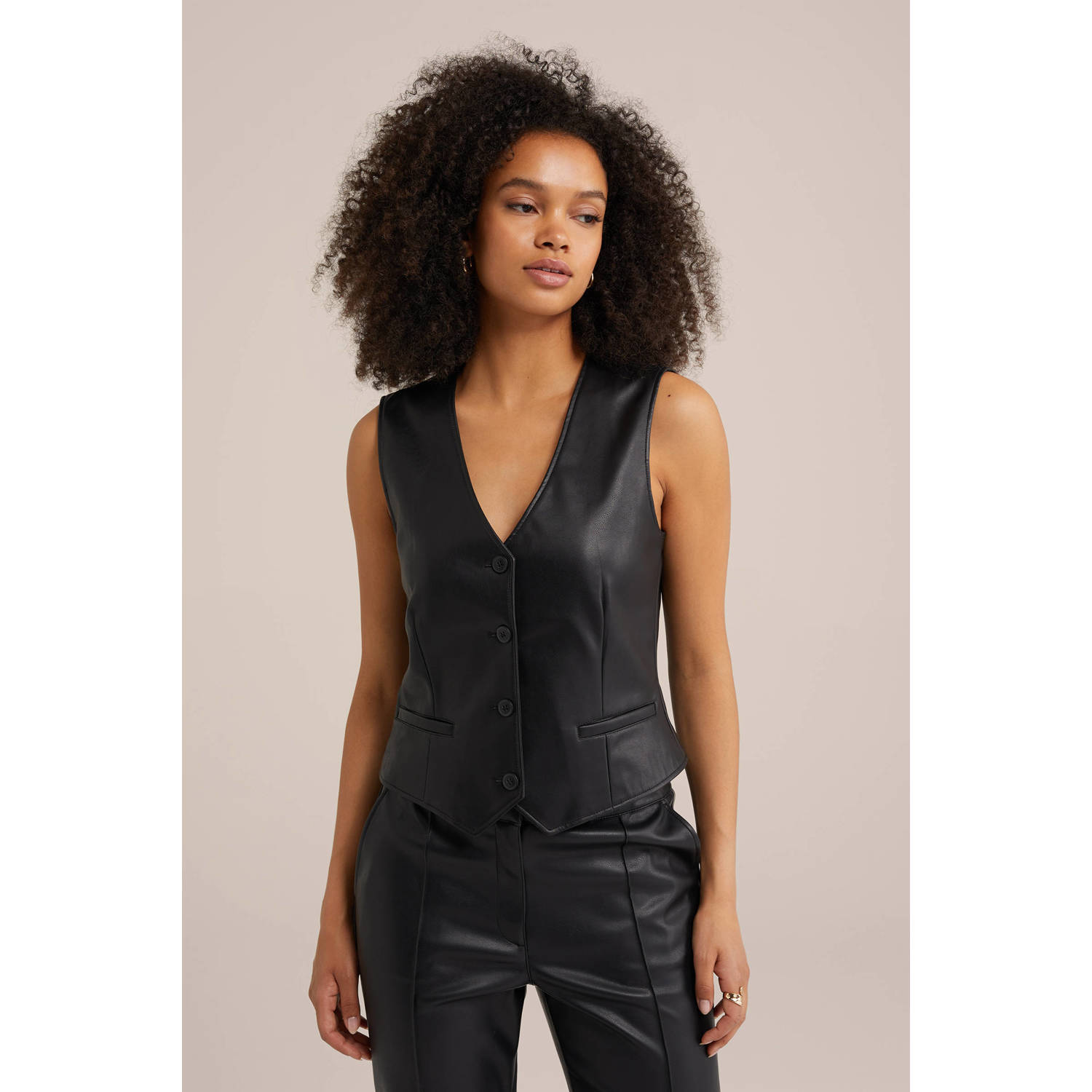 WE Fashion gilet zwart