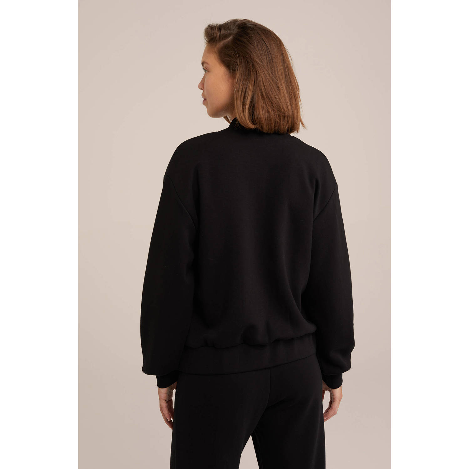 WE Fashion bomberjack zwart