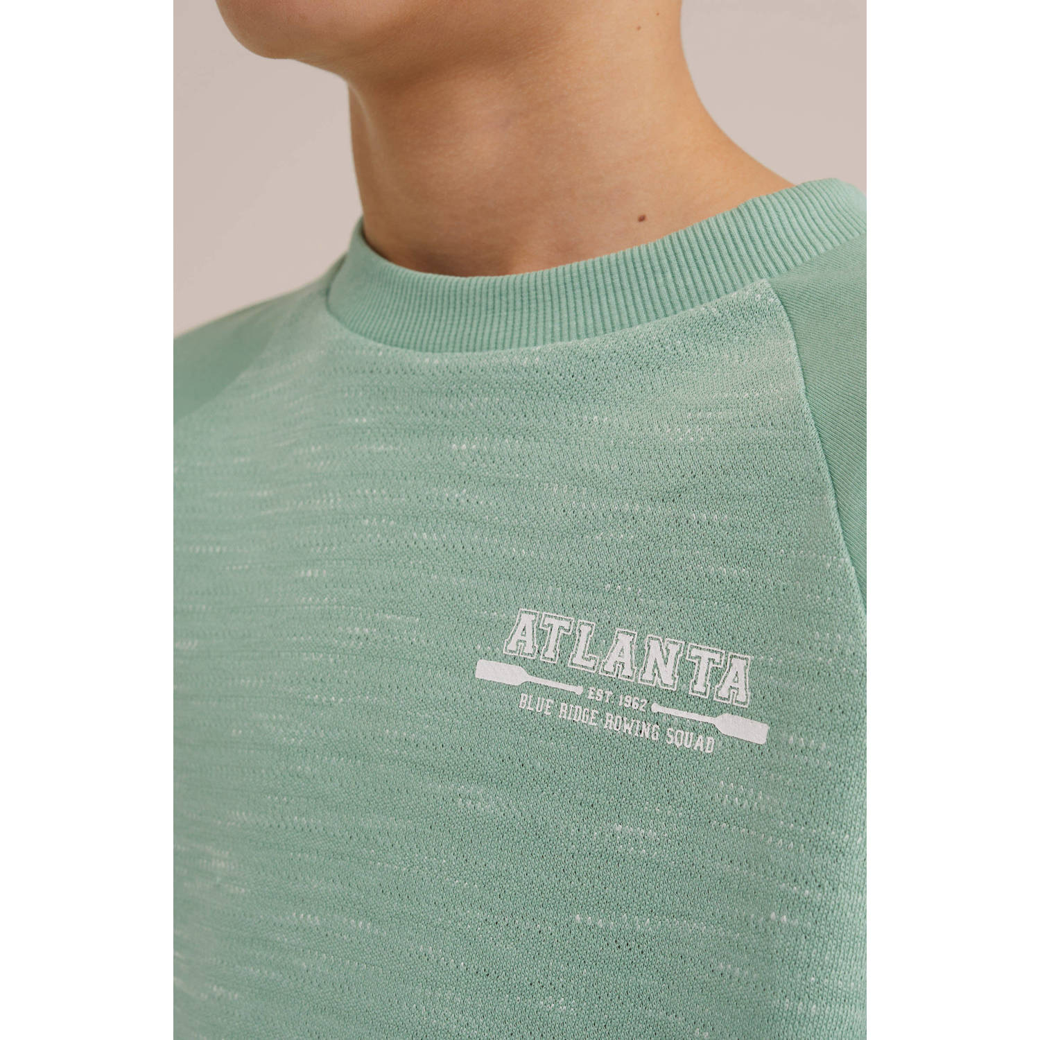 WE Fashion sweater lichtgroen