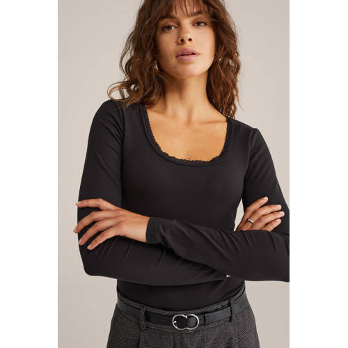 WE Fashion riem Jordy zwart afbeelding