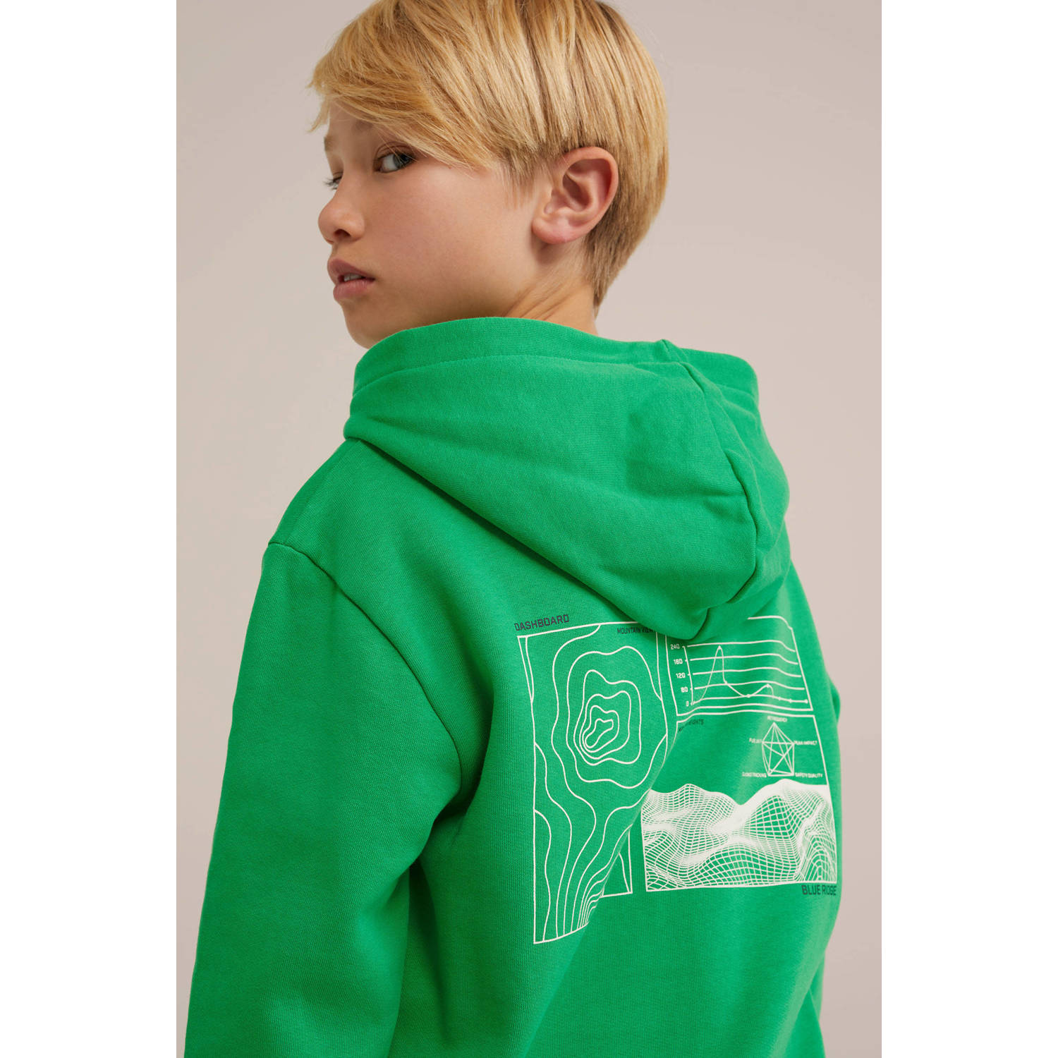 WE Fashion hoodie groen