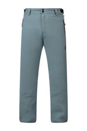 thumbnail: Grijsgroene heren Brunotti skibroek Footrail van polyester met rits- en drukknoopsluiting