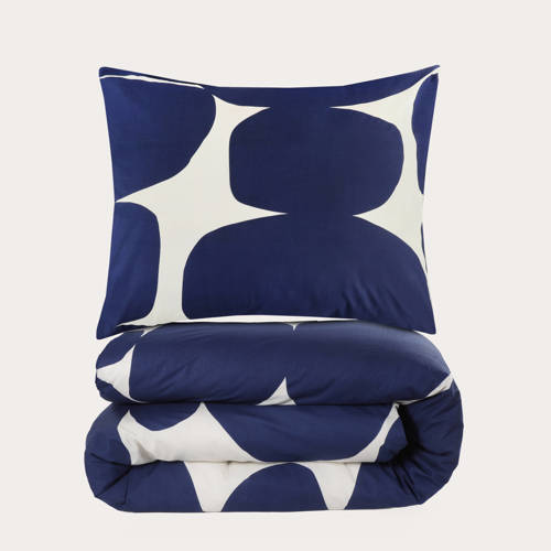 NOUS Kids katoenen dekbedovertrek 1-persoons (140x200 cm) - Blauw