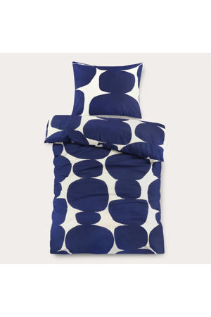 katoenen dekbedovertrek kinder blauw (120x150 cm)