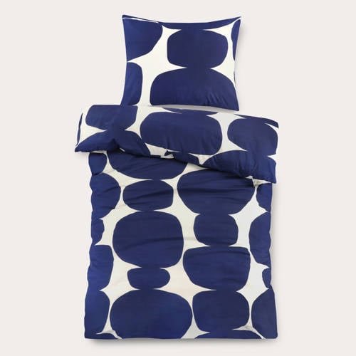 NOUS Kids katoenen dekbedovertrek kinder blauw (120x150 cm) - Blauw
