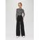 s.Oliver high waist wide leg jeans black denim REG