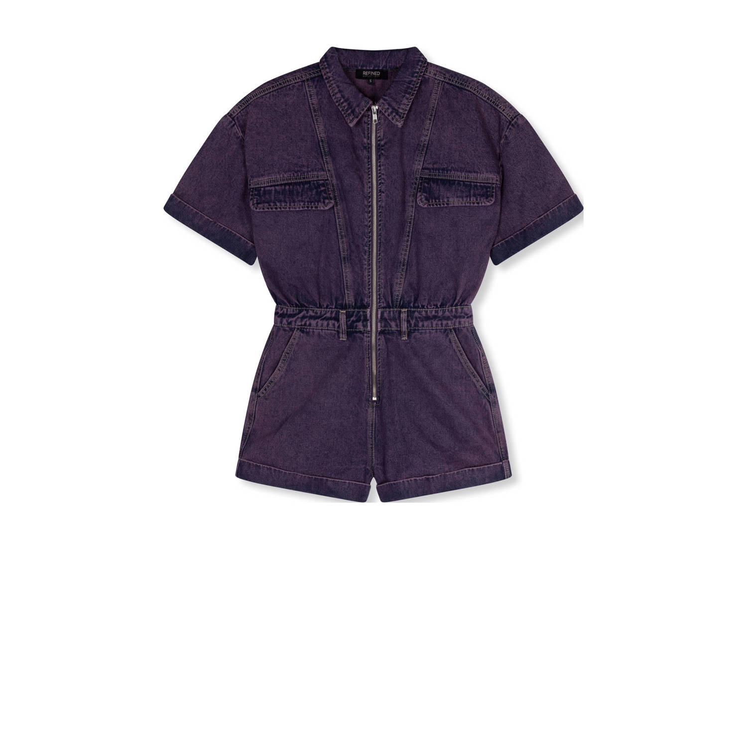 Refined Department Paarse Kate Jumpsuit Purple Dames