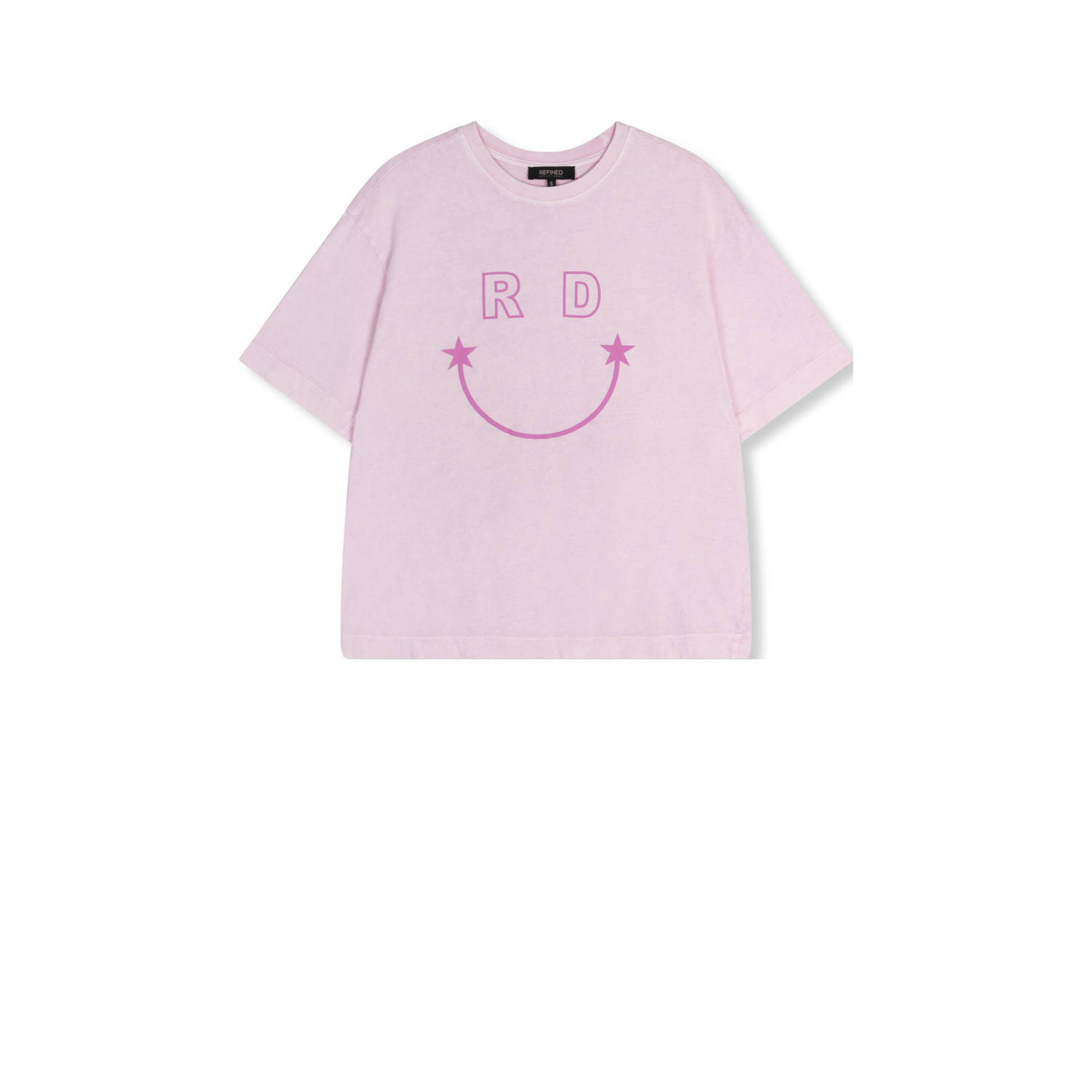 Refined Department top met printopdruk lichtroze