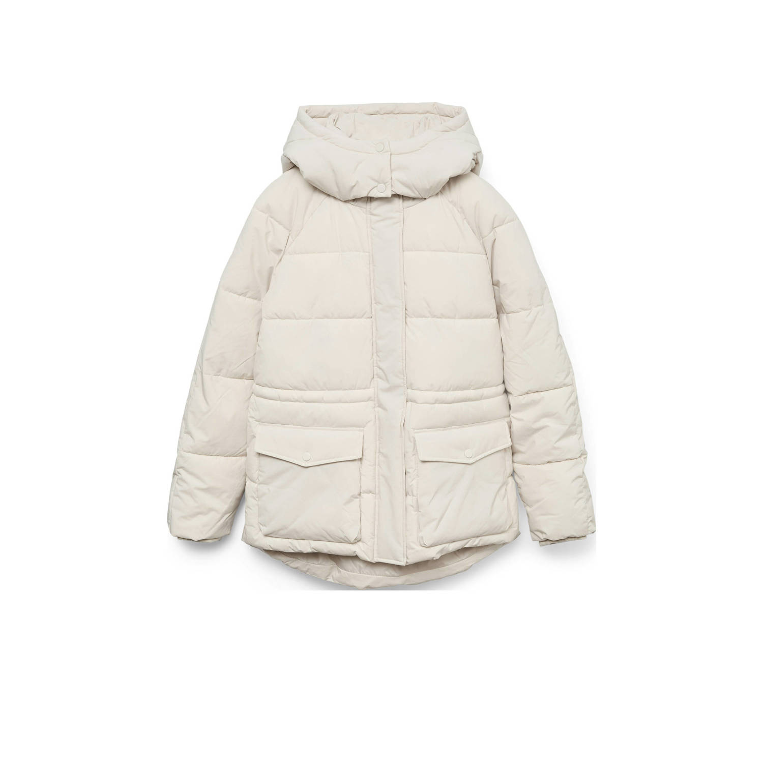 Vero Moda Regular fit gewatteerd jack met klepzakken model 'DIANA'