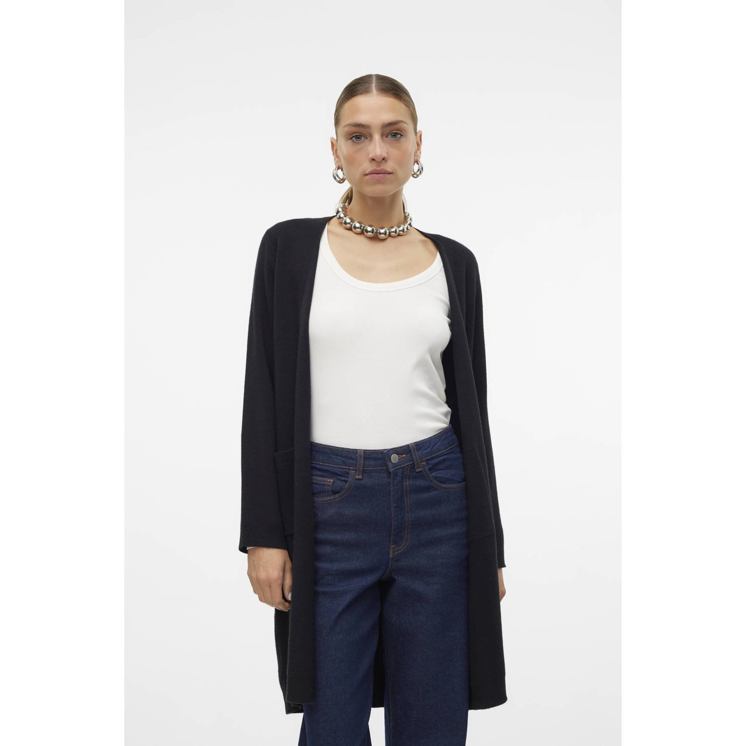 Vero Moda Comfort fit cardigan met steekzakken model 'SABA'