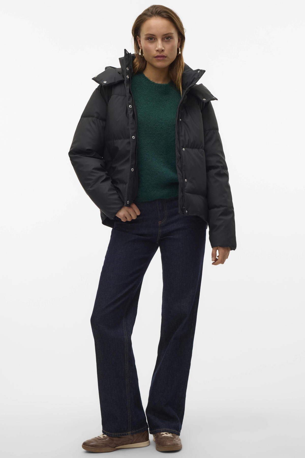 Vero Moda VMGRETAKYLIE damesjas, zwart, S