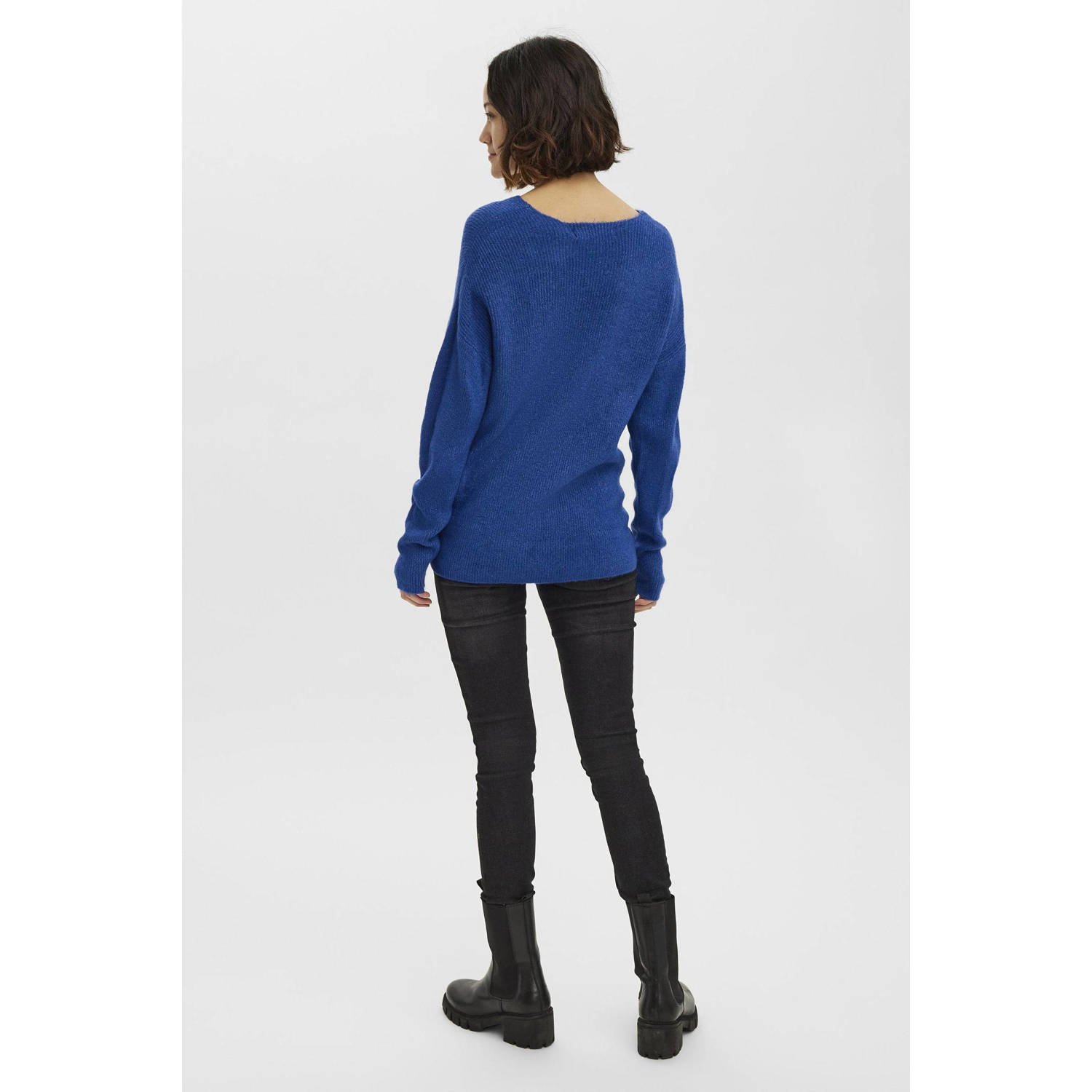 VERO MODA gebreide trui VMCREWLEFILE