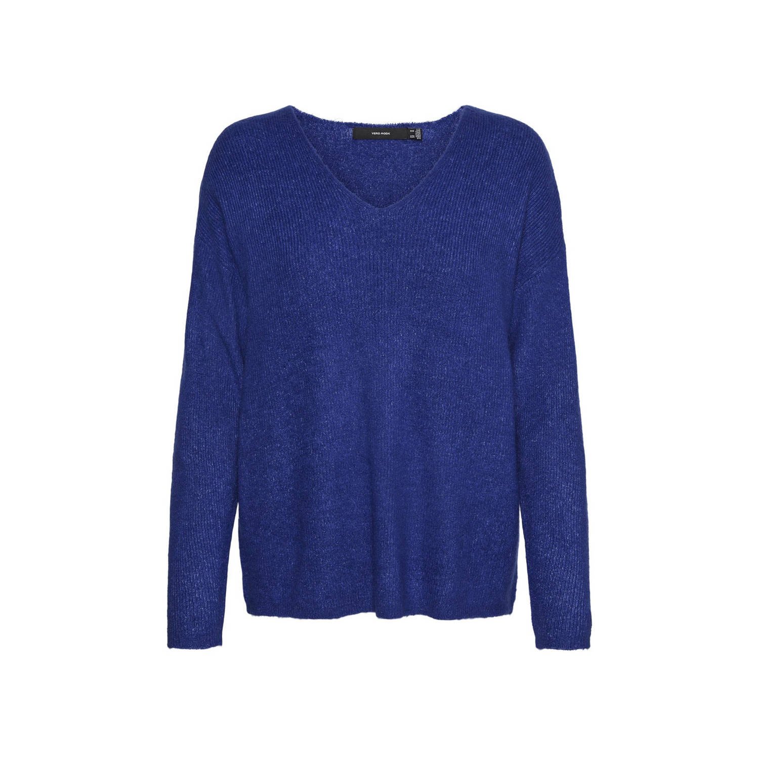 VERO MODA gebreide trui VMCREWLEFILE