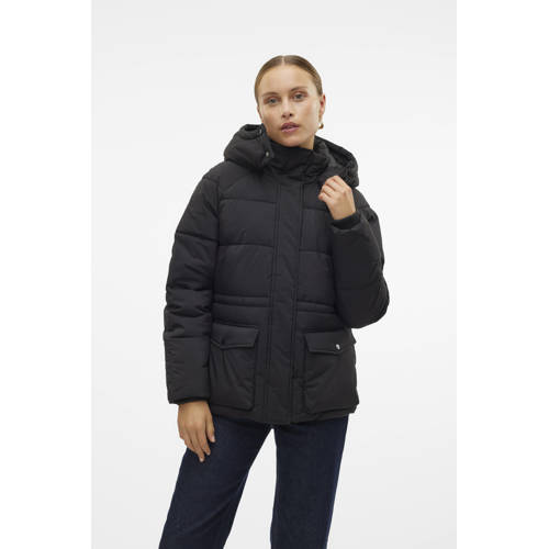 VERO MODA gewatteerde winterjas VMDIANA zwart afbeelding