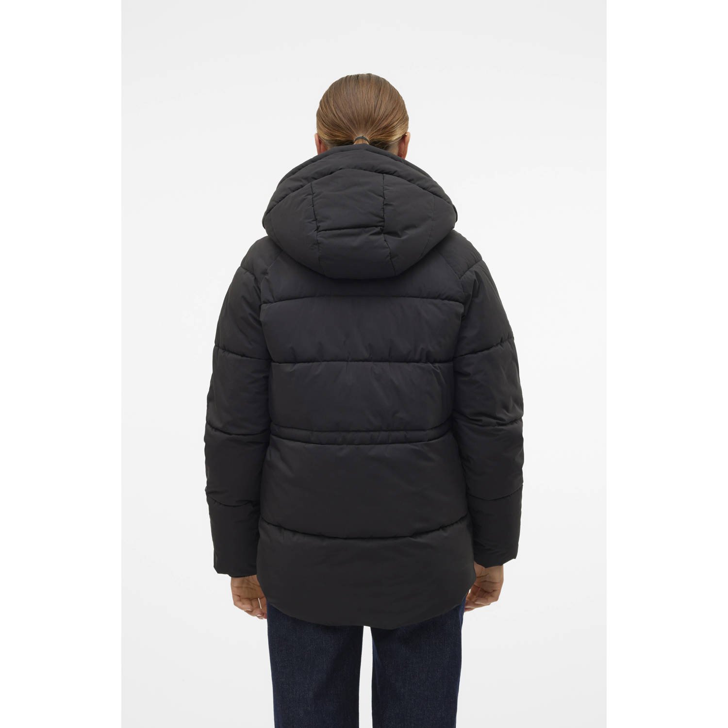 VERO MODA gewatteerde winterjas VMDIANA zwart