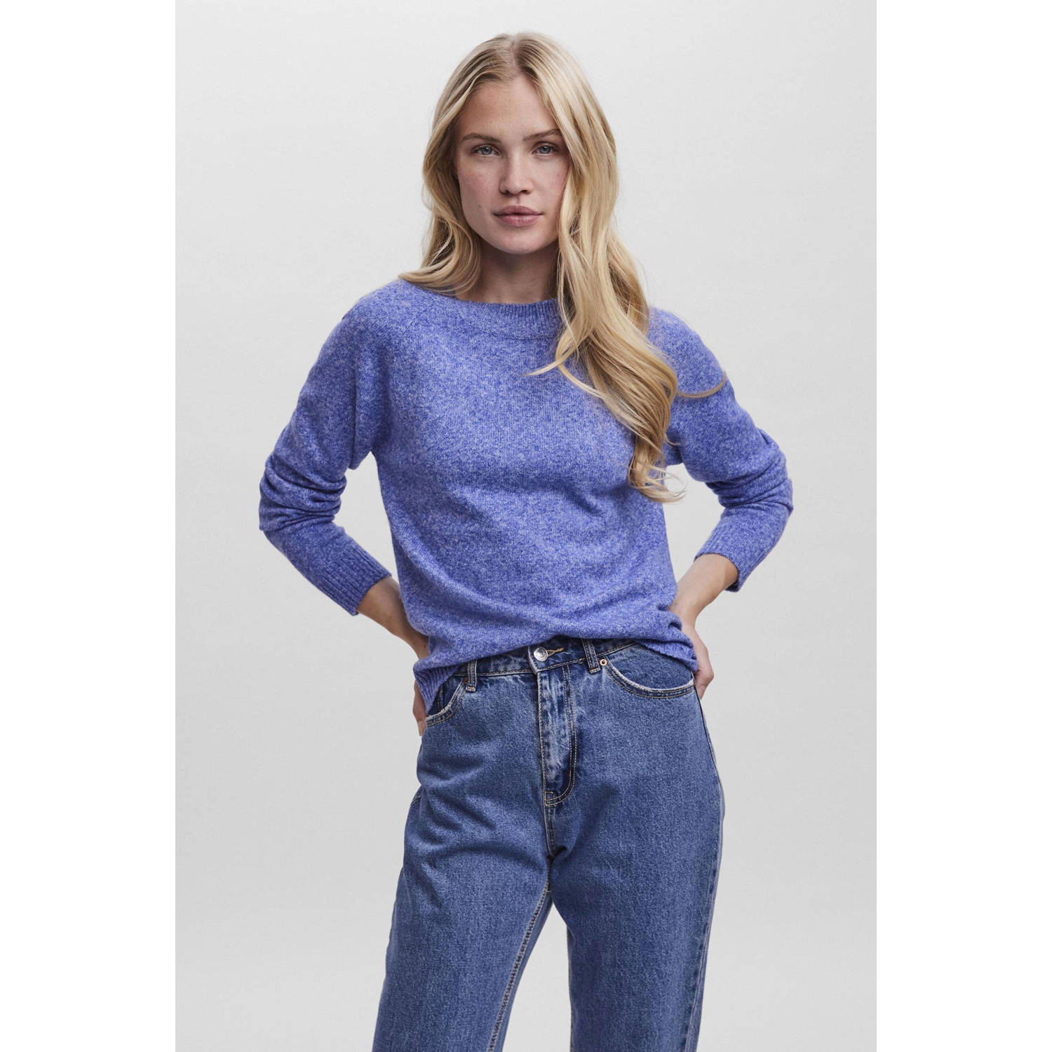 Vero Moda Trui met ronde hals VMDOFFY LS O-NECK BLOUSE GA NOOS