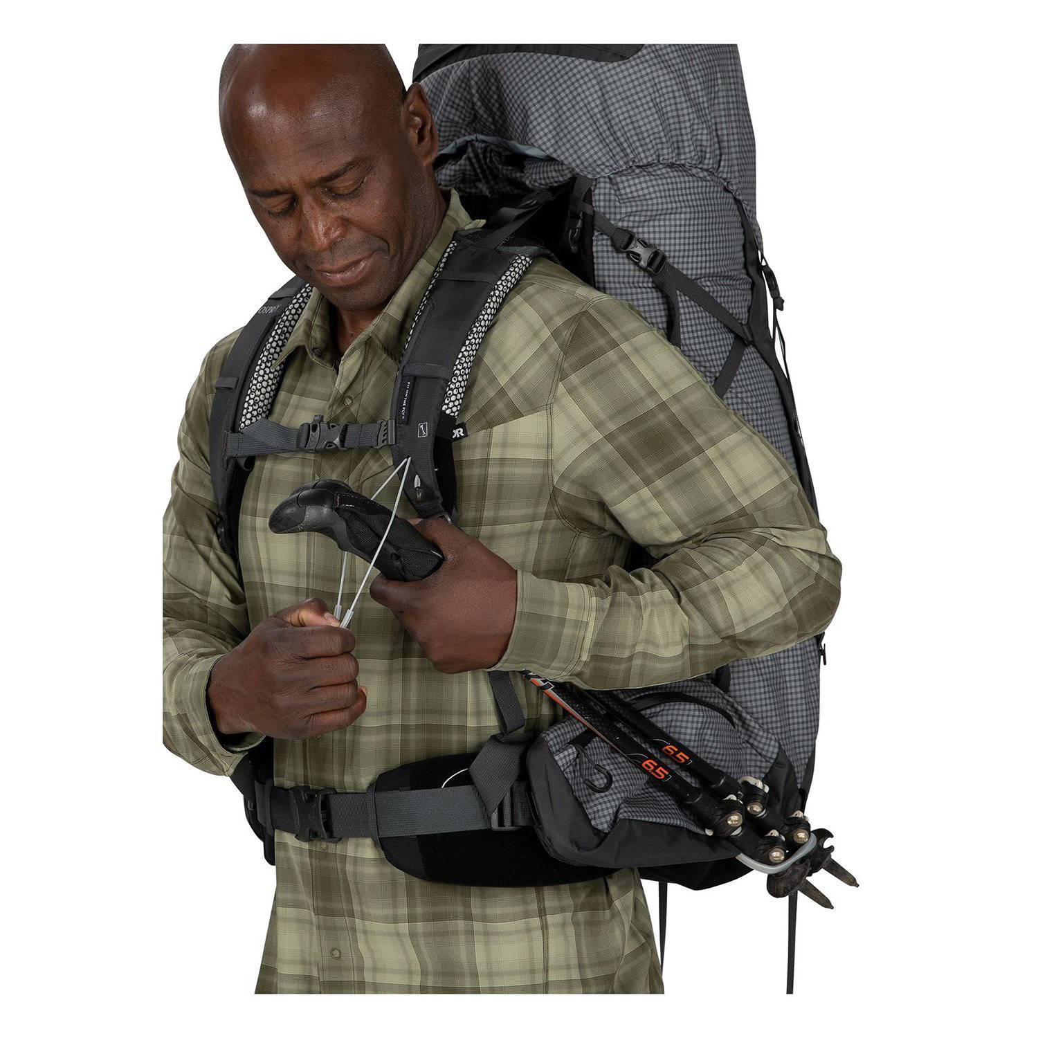 Osprey backpack Aether Pro 75L S M grijs