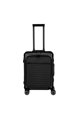 trolley Next 2.0 Aluminium 55 cm. zwart