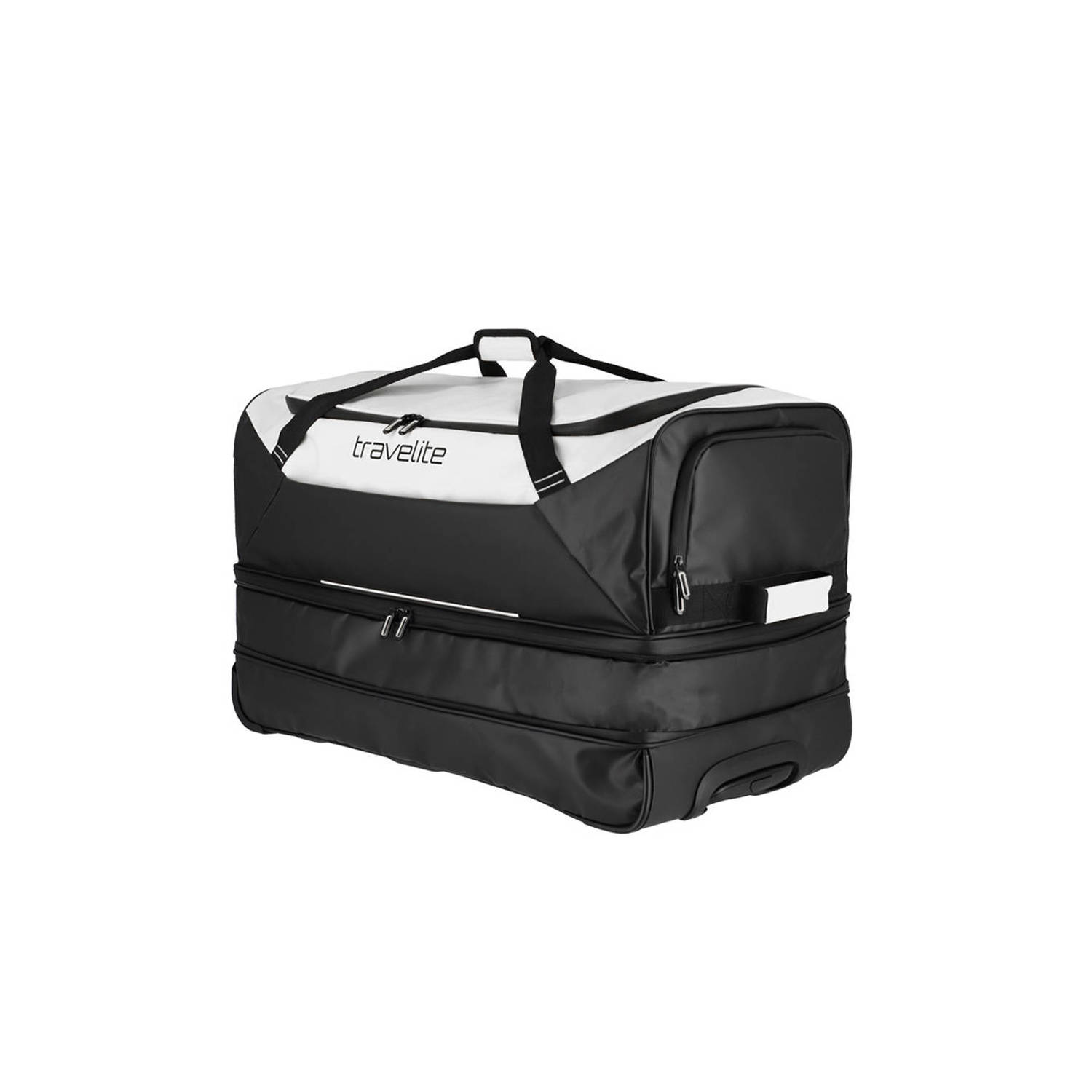 Travelite reistas Basics Wheeled Duffle 70 cm. wit zwart