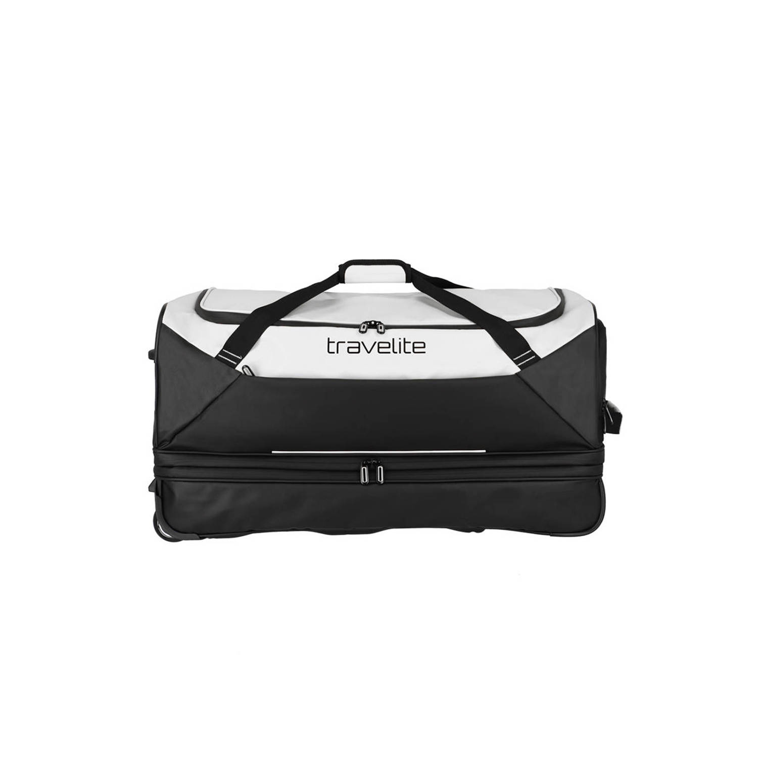 Travelite reistas Basics Wheeled Duffle 70 cm. wit zwart