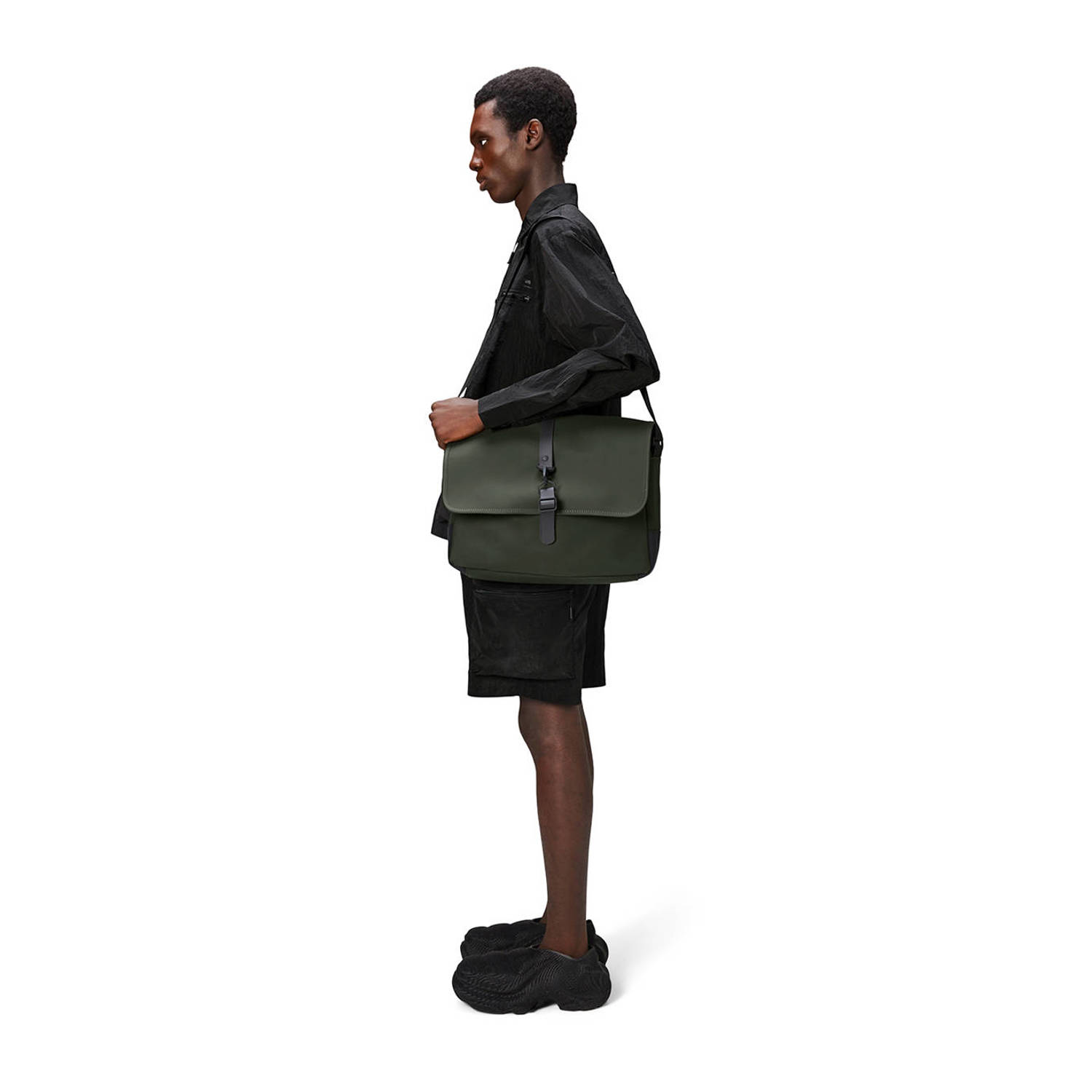 Rains schoudertas Messenger Bag W3 kaki