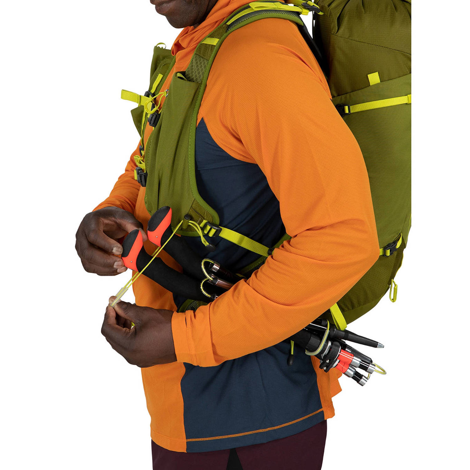 Osprey backpack Velocity 20L L XL donkergrijs