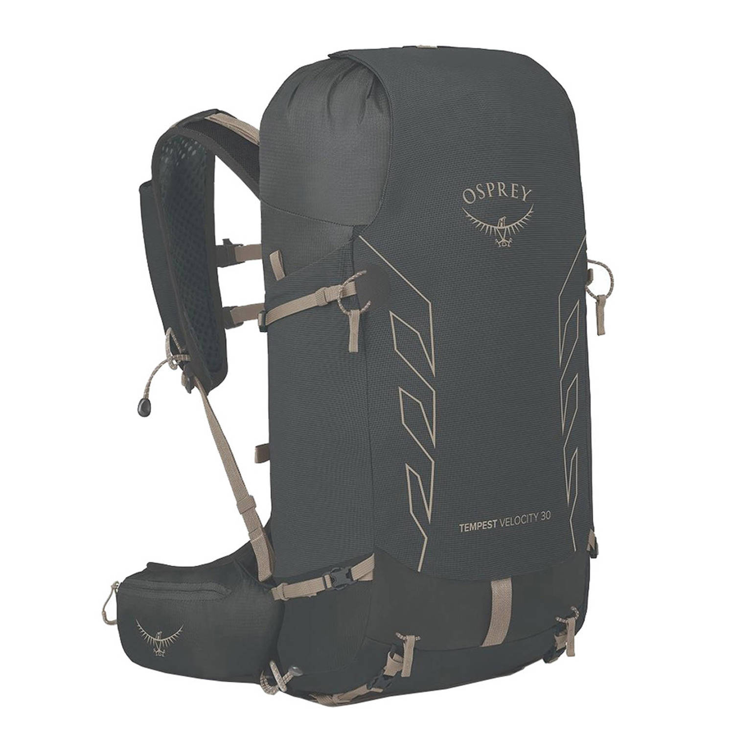 Osprey backpack Velocity 30L WXS S donkergrijs