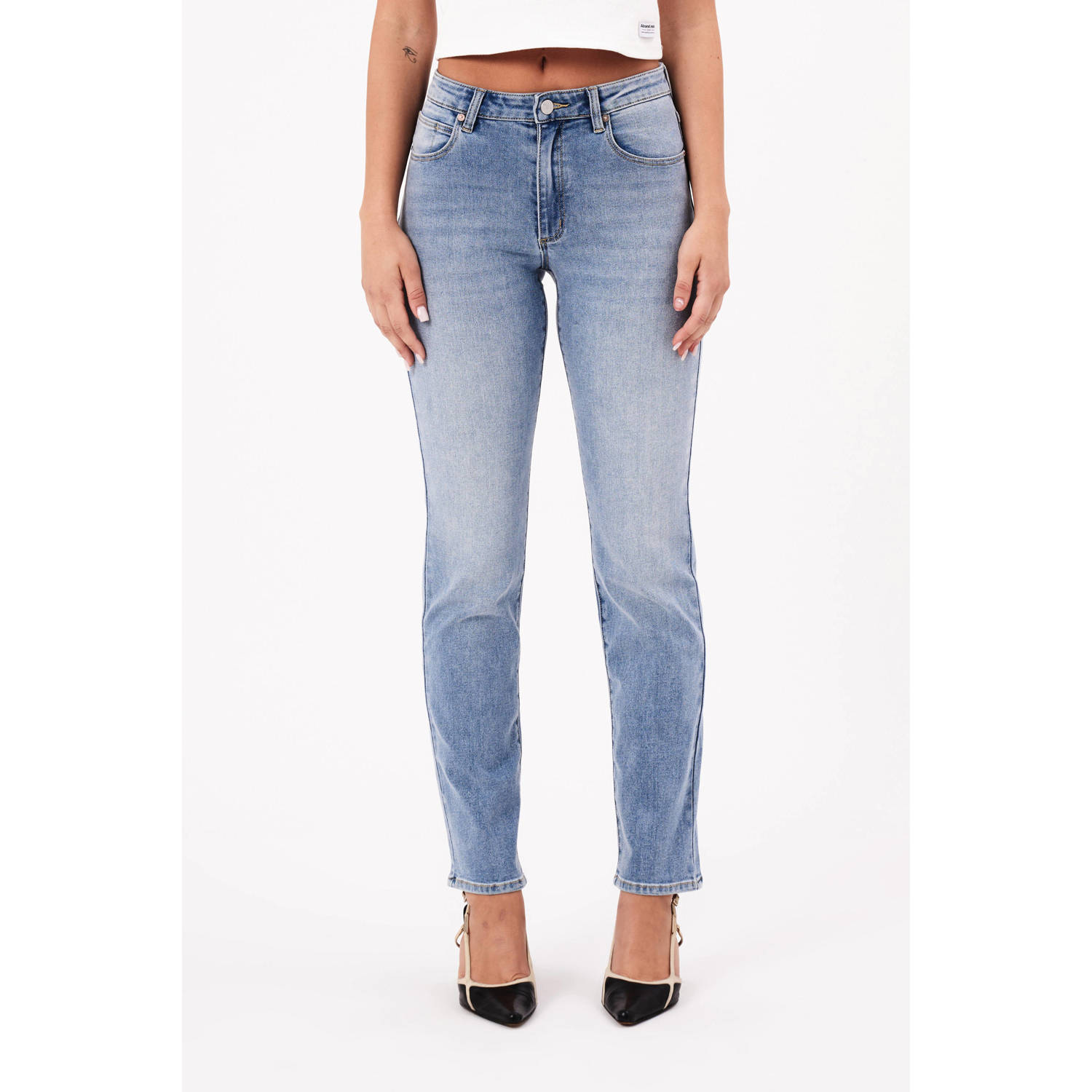 Abrand Jeans slim fit jeans 95 STOVEPIPE ANETA light blue denim