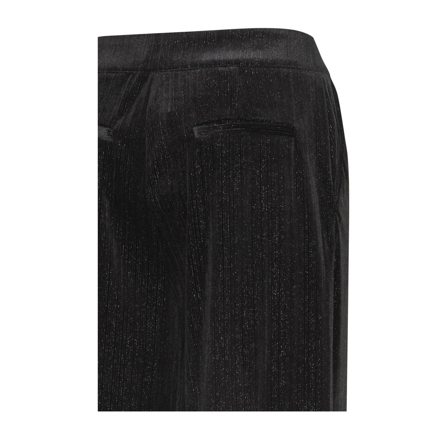 ICHI high waist wide leg broek IHKATE zwart